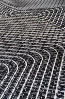 Black underfloor Heating