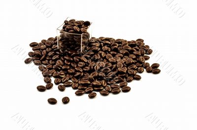 Chocolate coffee beans