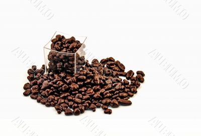 Group of chocolate beans