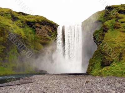 Skogafoss iceland waterfall