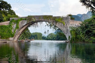 Chinese stone bridge