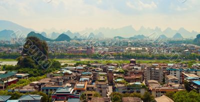 Guilin city view