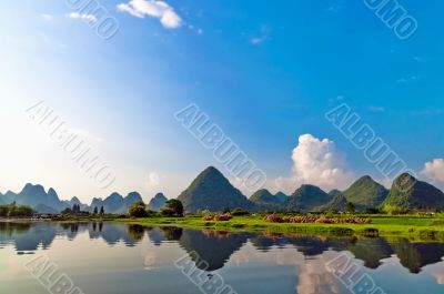 Li river in Yangshuo