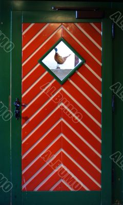 Colored front door 