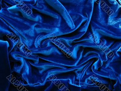 Blue velvet background