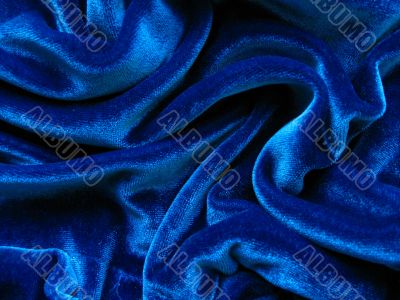 Blue velvet background