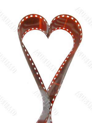 Photo film heart