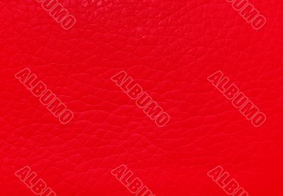 Red leather texture