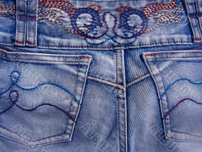 Classical jeans texture