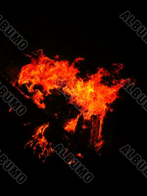 Flame background