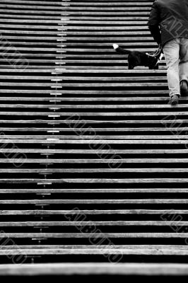 Wooden stair