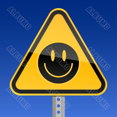 sign black smiley