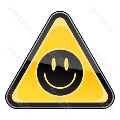 Sign black smiley