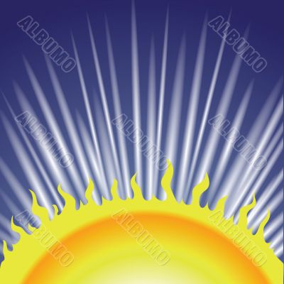 sun background