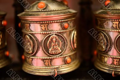 tibetan prayer wheel