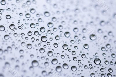 Rain water drops