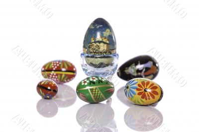 Painted easter eggs