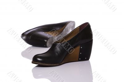 Woman leather shoes