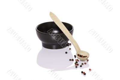 Pepper in spoon