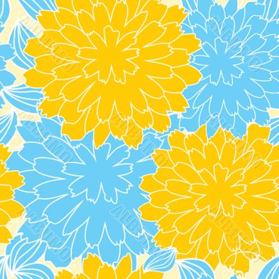 Floral seamless beautiful pattern
