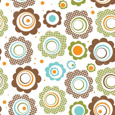 Floral seamless beautiful pattern