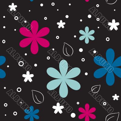 Floral seamless beautiful pattern