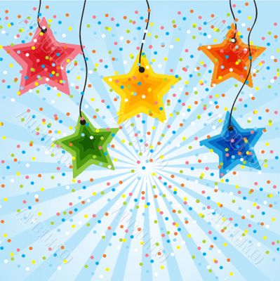 Star holiday background