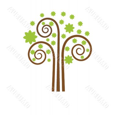 Illustration of beautiful spring background