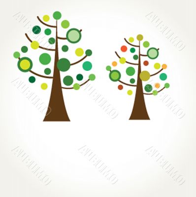 Illustration of beautiful spring background
