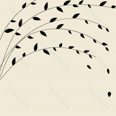 Illustration of beautiful spring background