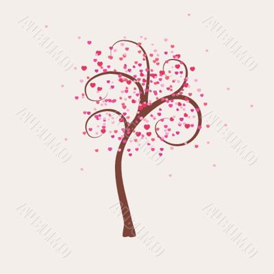 Illustration of beautiful spring background