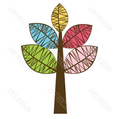 Illustration of beautiful spring background