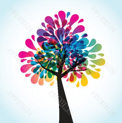 Illustration of beautiful spring background