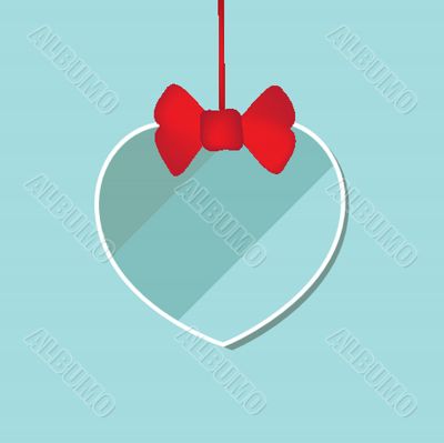 Cute vector background with vintage hearts