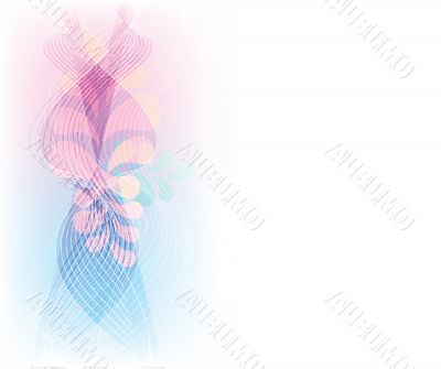 Floral vector background