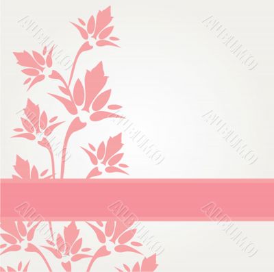 Floral vector background