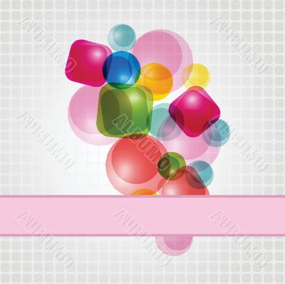 Abstract background.Vector card
