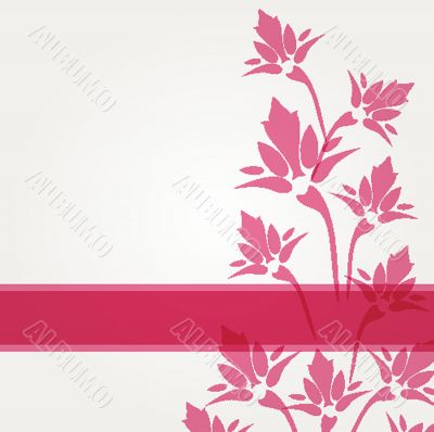 Floral vector background