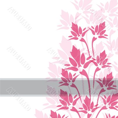 Floral vector background
