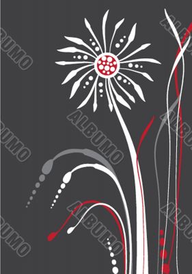Floral vector background