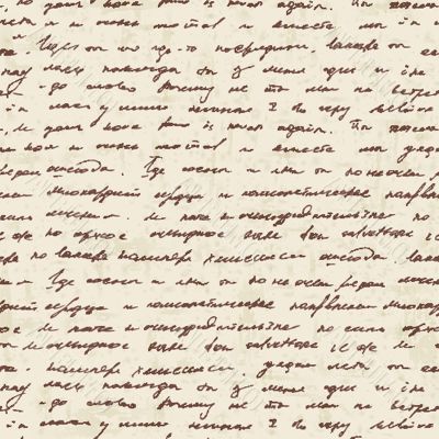 Seamless vintage text pattern on  background