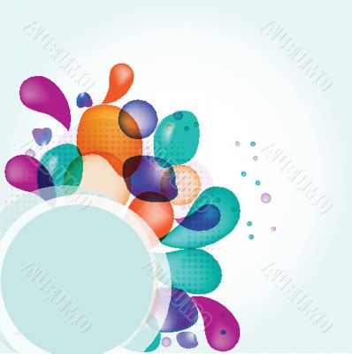 Floral vector background