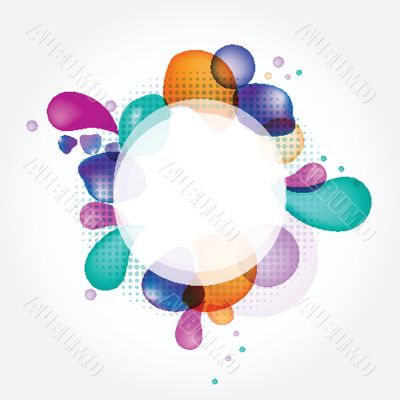 Floral vector background