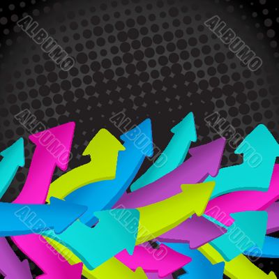 Vintage arrows. Vector set for your design.