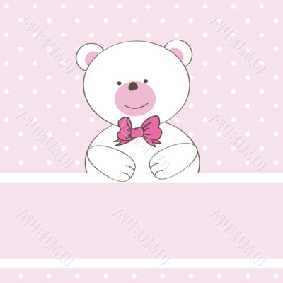 Cute grey teddy bear with patch.