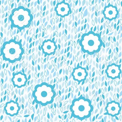 Cute seamless floral pattern background