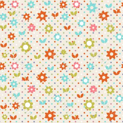 Floral seamless beautiful pattern