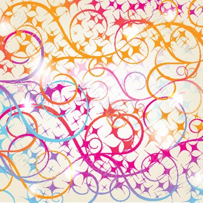 Neon lights  graphic design abstract background.