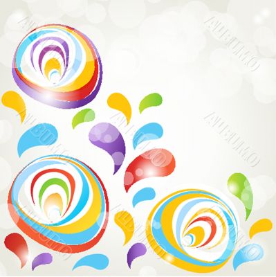 Floral vector background