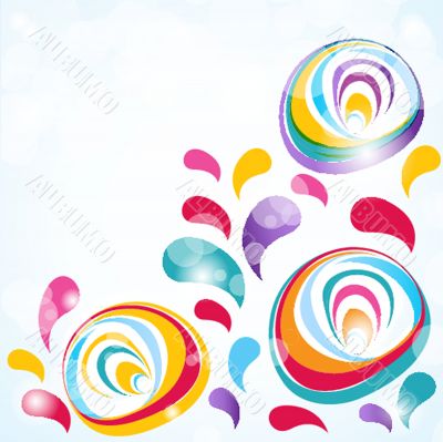 Floral vector background